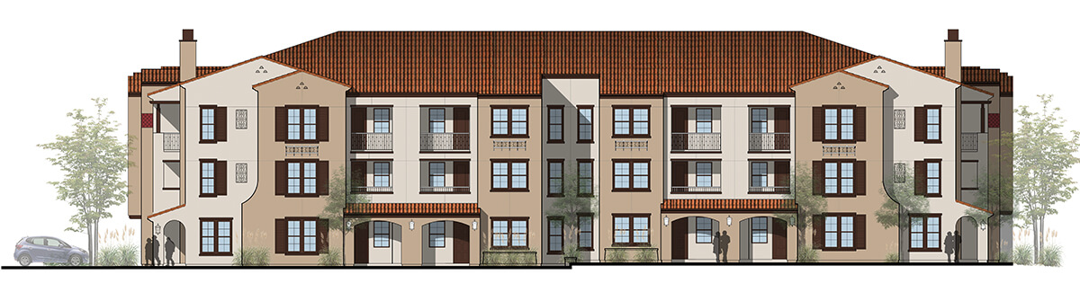 Three-story walk up building [9 total]